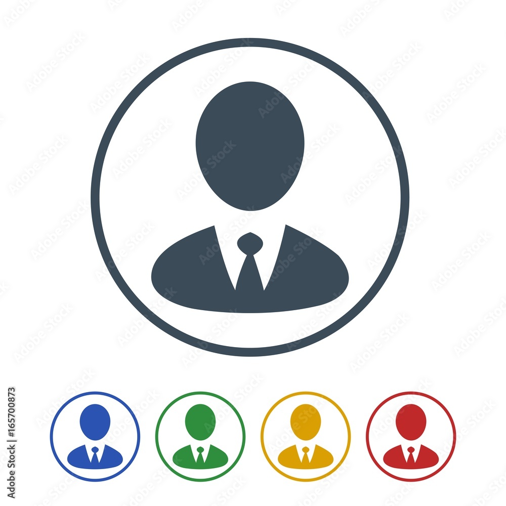 Business men icon isolated on white background Business men icon isolated on white background