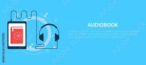 Online audiobook banner