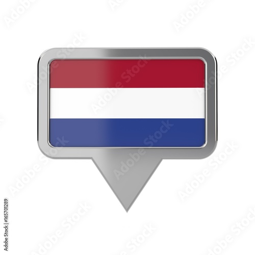 Netherlands flag location marker icon. 3D Rendering Free Download Netherlands flag location marker icon. 3D Rendering - GFXLoad