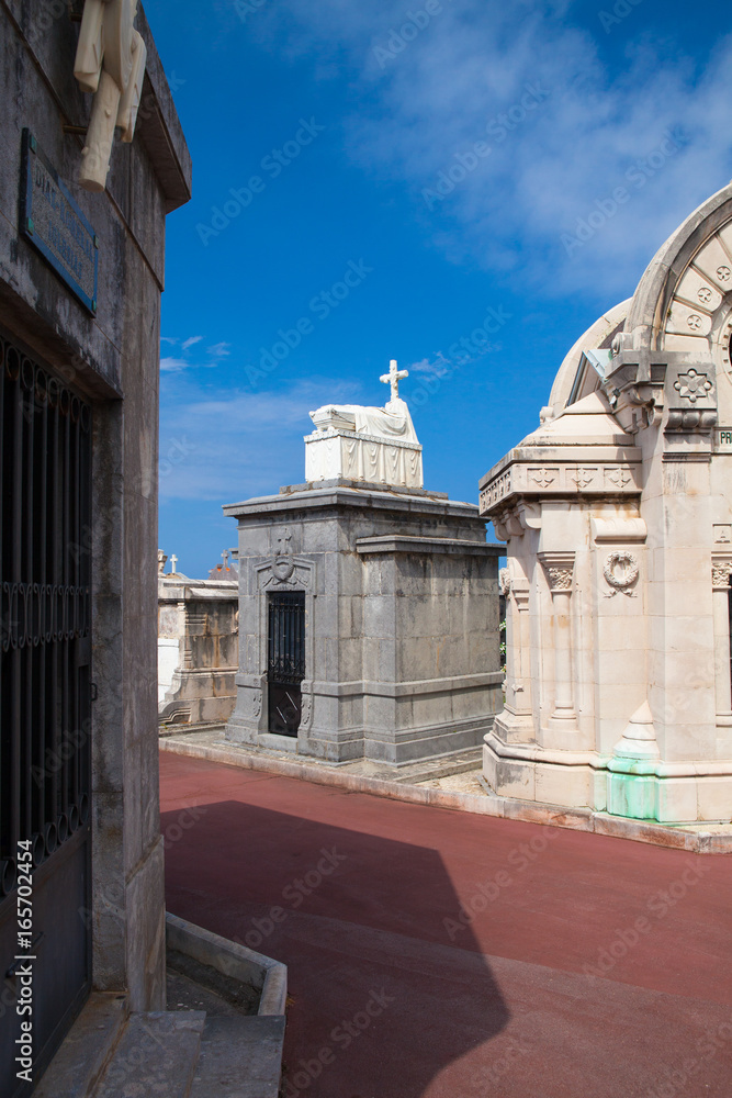 Cemetery Municipal de Ballena in Castro Urdiales, Spain