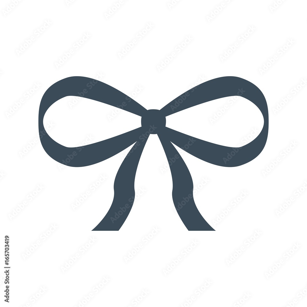 Gift ribbon icon isolated on white background Gift ribbon icon isolated on white background