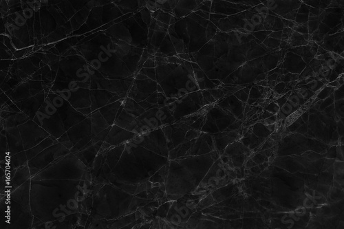 Fototapeta Naklejka Na Ścianę i Meble -  Black marble texture with natural pattern for background