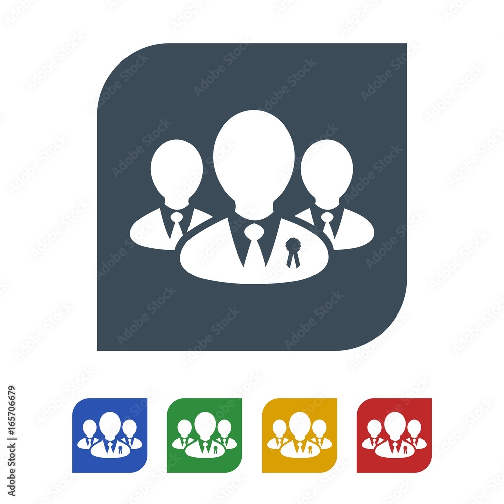 Group of people icon isolated on white background Group of people icon isolated on white background