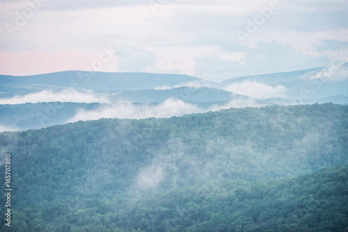 Fototapeta Naklejka Na Ścianę i Meble -  Foggy Ridges