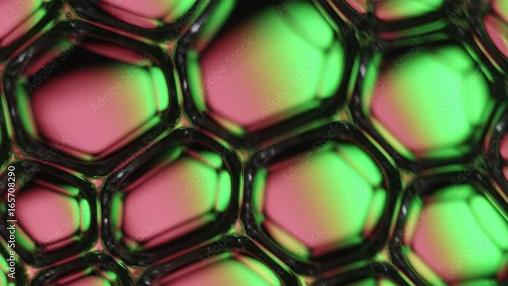 Making Bubbles on green and pink background gradient Making Bubbles on green and pink background gradient