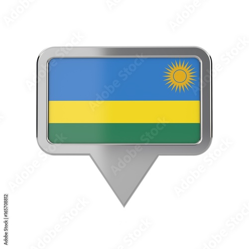 Rwanda flag location marker icon. 3D Rendering Free Download Rwanda flag location marker icon. 3D Rendering - GFXLoad