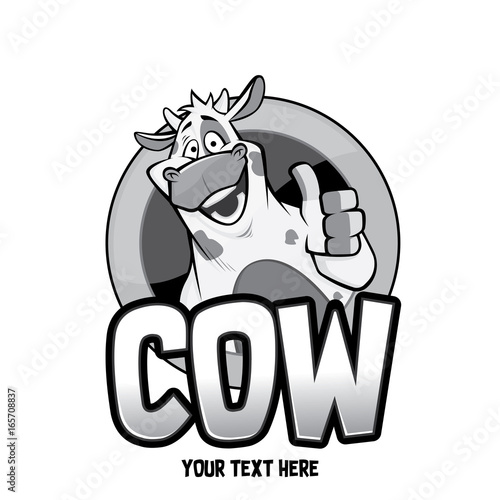 Cow Character Illustration