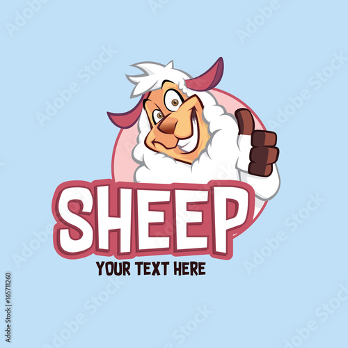 Sheep Character Illustration
