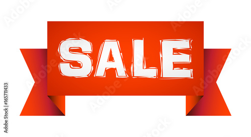 Vector sale action banner