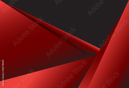 Red and black abstract material design for background
