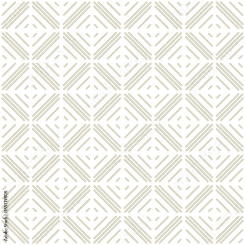 Abstract geometric pattern with lines and corners. Seamless vector background. Trendy design.