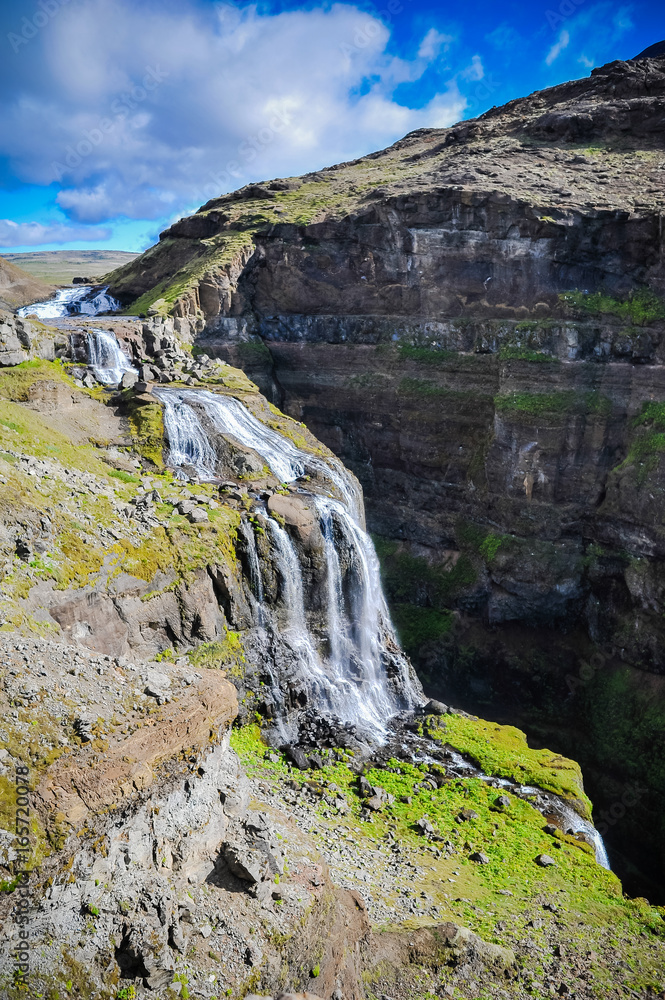Iceland waterfall