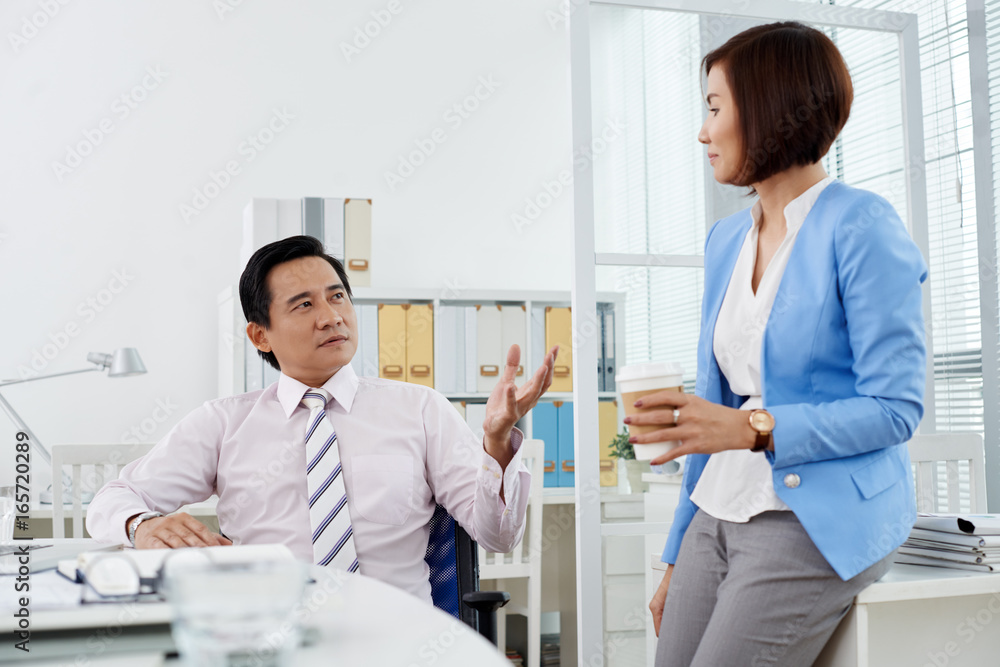 Fototapeta premium Conversation