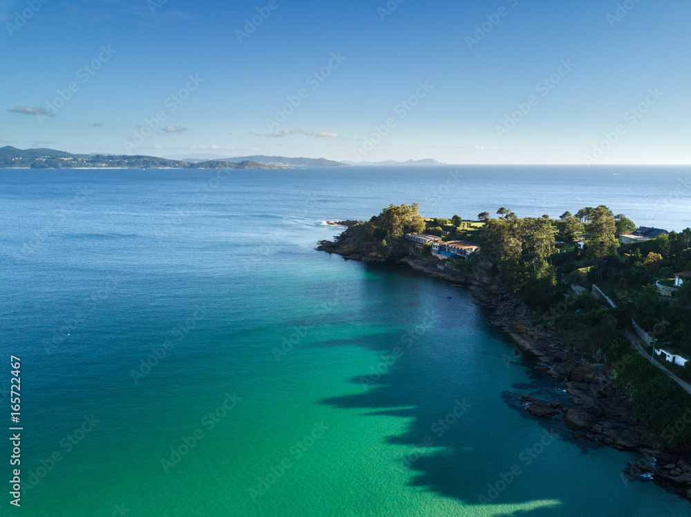 Cliff in the Rias Baixas, Galicia