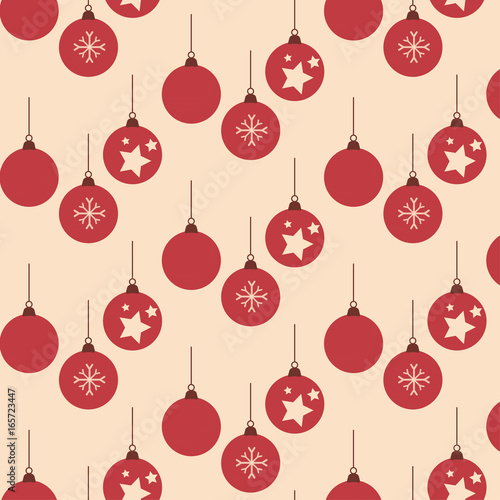 Weihnachtliches Muster - Christbaumkugeln
