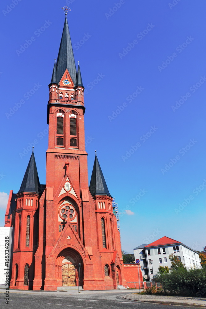 Obraz premium Frankfurt Oder, Heilig-Kreuz-Kirche