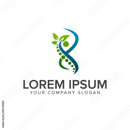 people health care logo design concept template