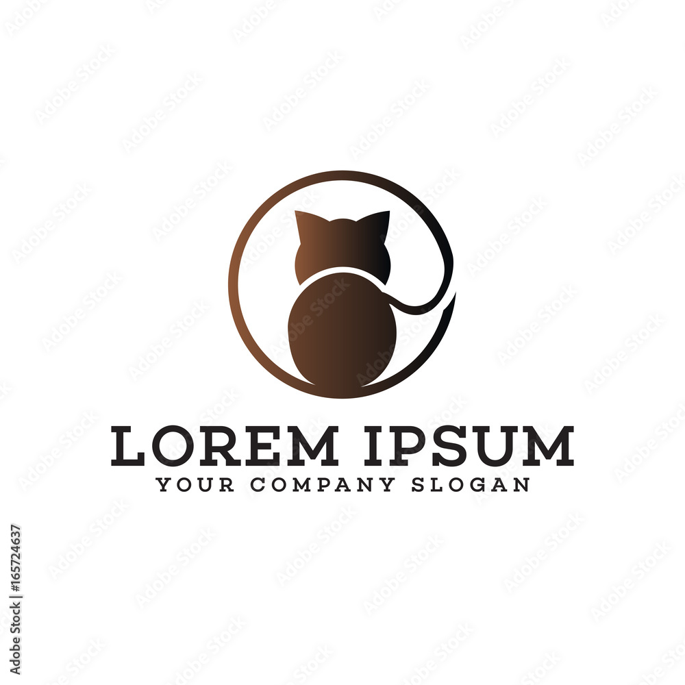 cat logo design concept template design concept template cat logo design concept template design concept template