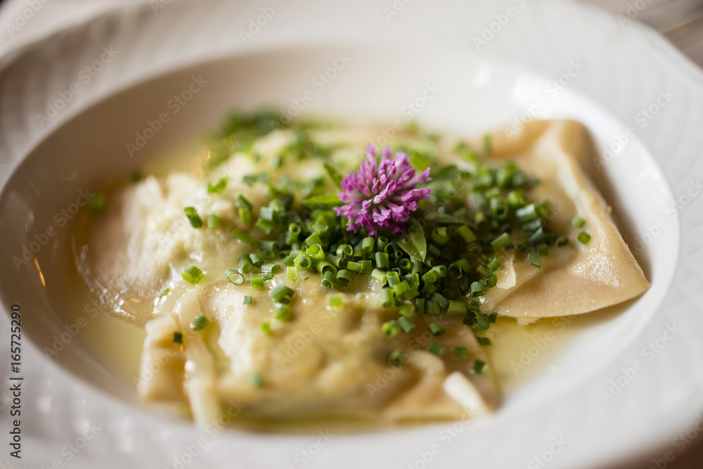 traditional Italian stuffed ortelli pasta traditional Italian stuffed ortelli pasta