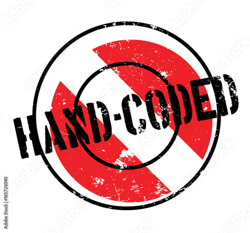Hand-Coded rubber stamp. Grunge design with dust scratches. Effects can be easily removed for a clean, crisp look. Color is easily changed.