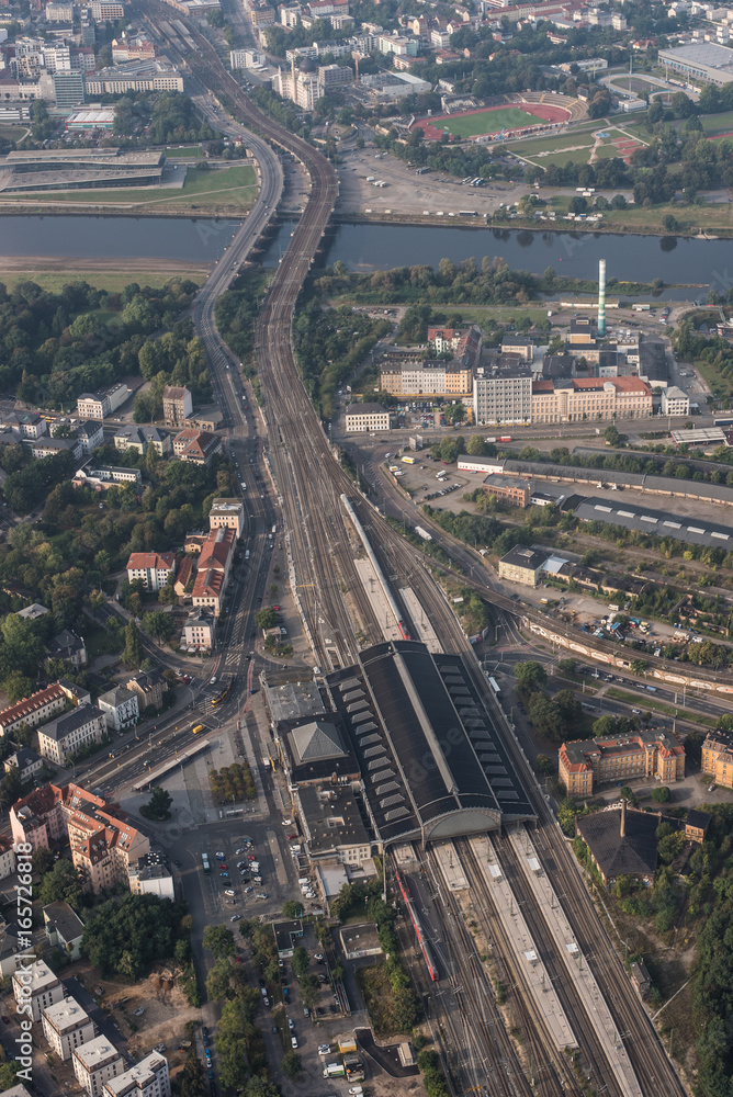 Bahnhof Neustadt from above