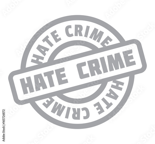 Hate Crime rubber stamp. Grunge design with dust scratches. Effects can be easily removed for a clean, crisp look. Color is easily changed.