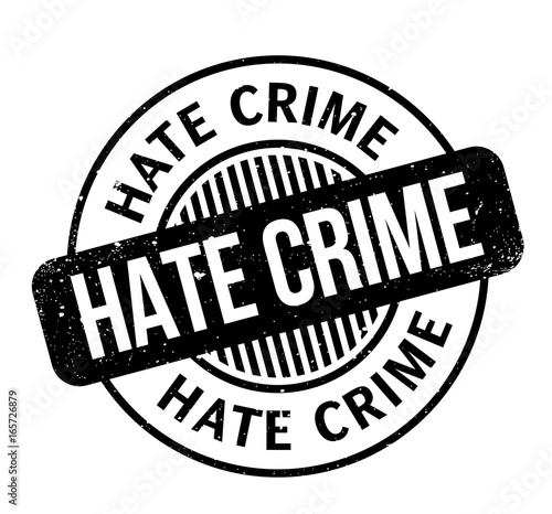 Hate Crime rubber stamp. Grunge design with dust scratches. Effects can be easily removed for a clean, crisp look. Color is easily changed.