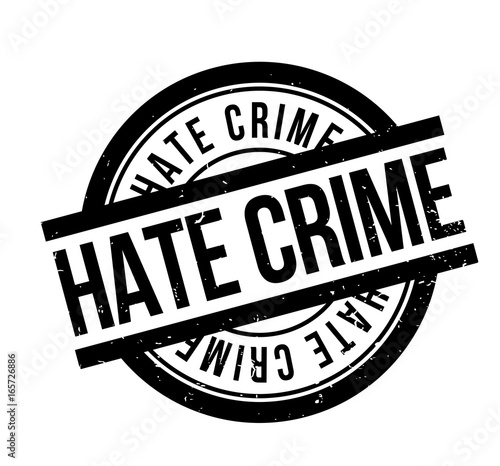 Hate Crime rubber stamp. Grunge design with dust scratches. Effects can be easily removed for a clean, crisp look. Color is easily changed.