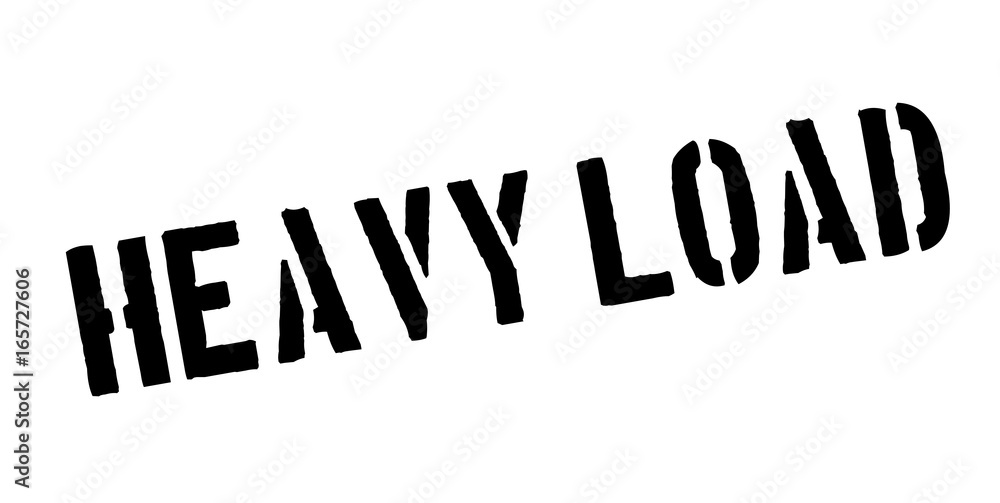 Heavy Load rubber stamp. Grunge design with dust scratches. Effects can be easily removed for a clean, crisp look. Color is easily changed. Heavy Load rubber stamp. Grunge design with dust scratches. Effects can be easily removed for a clean, crisp look. Color is easily changed.