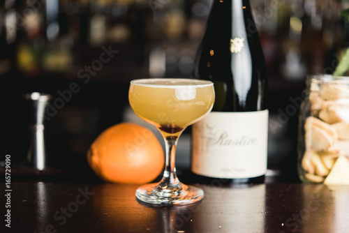 Yellow cocktail