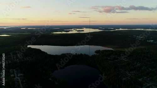 Hollola TV Mast is a mast in Hollola, Finland built in 1967. It has a height of 327 metres (1073 feet). It is also the tallest structure in Finland, so far. Color corrected 2