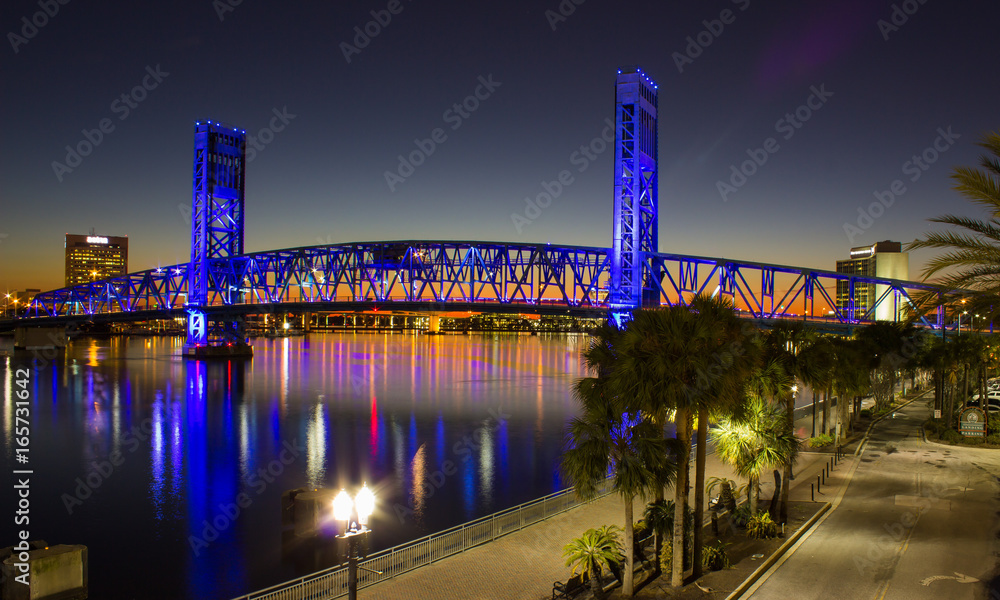 Fototapeta premium Jacksonville Main Street Bridge