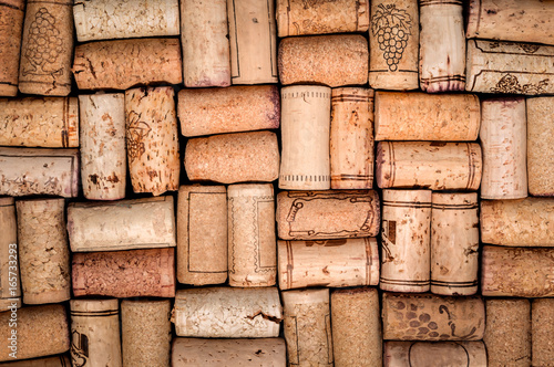 Wine corks background
