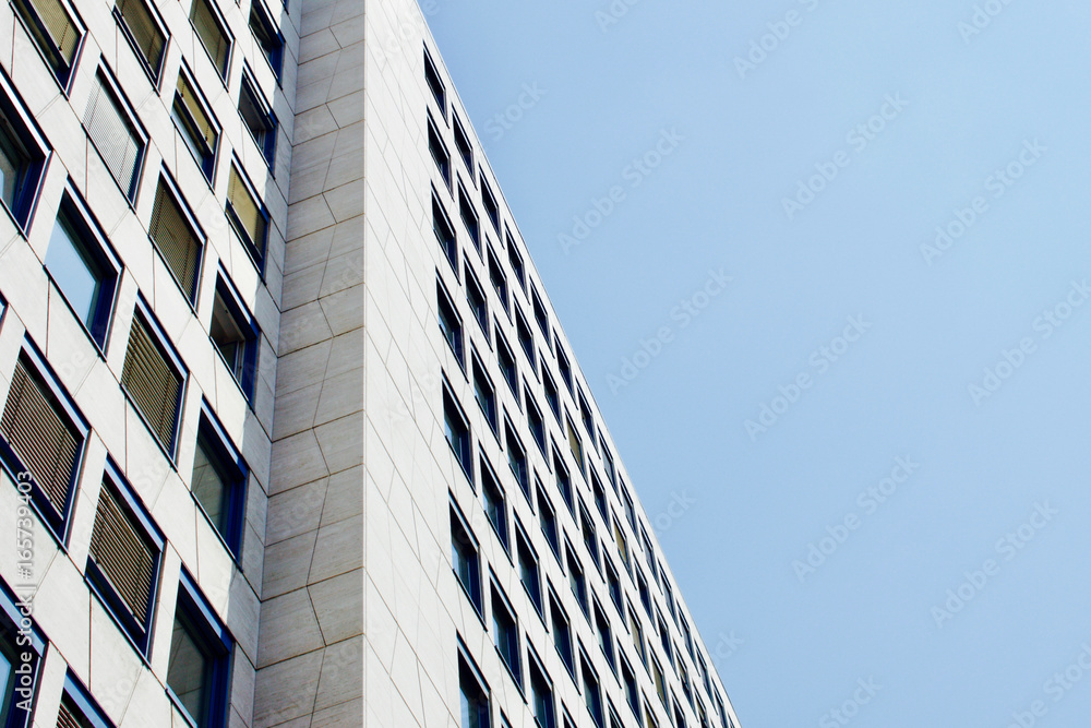 Modern facade of an office building Modern facade of an office building