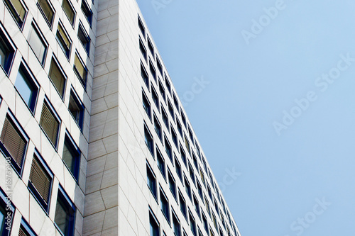 Modern facade of an office building