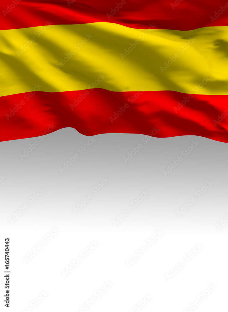 Obraz premium Spain, Spanish Flag (3D Render)