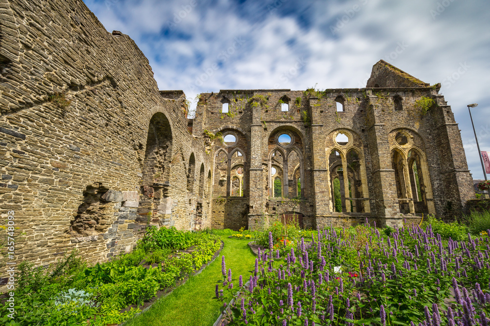 Ruins of the Cistercian Abbey of Villers, Villers-la-Ville, Walloon Brabant, Wallonia, Belgium