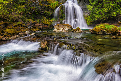 Waterfall in southwest Washington s Cascade Range