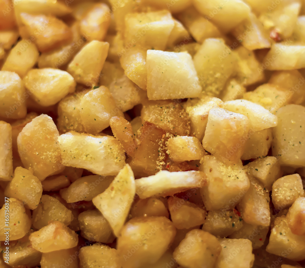 Tasty french fries slices, unhealthy food Tasty french fries slices, unhealthy food
