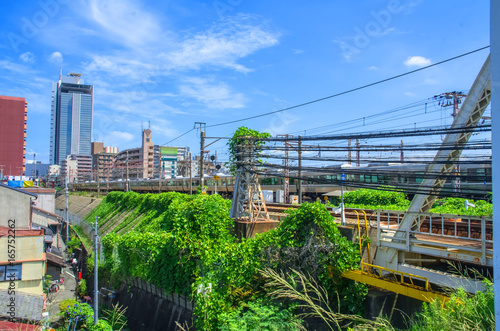 大阪・鉄道の通る風景