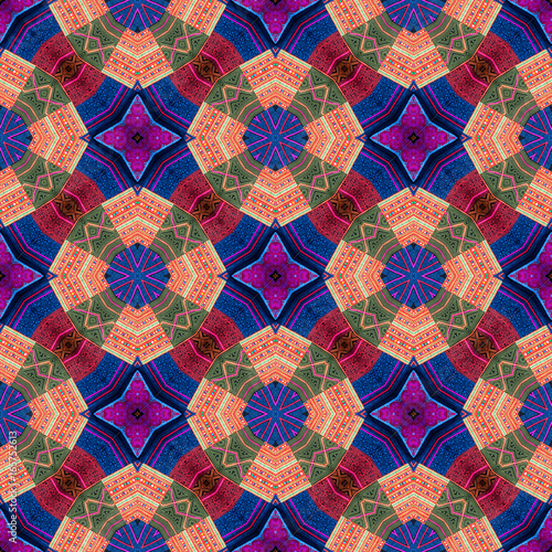 Abstract kaleidoscope or endless pattern.