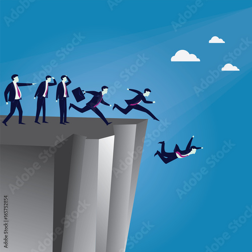 Leadership Wrong Direction Concept