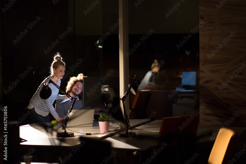 young designers in the night office young designers in the night office