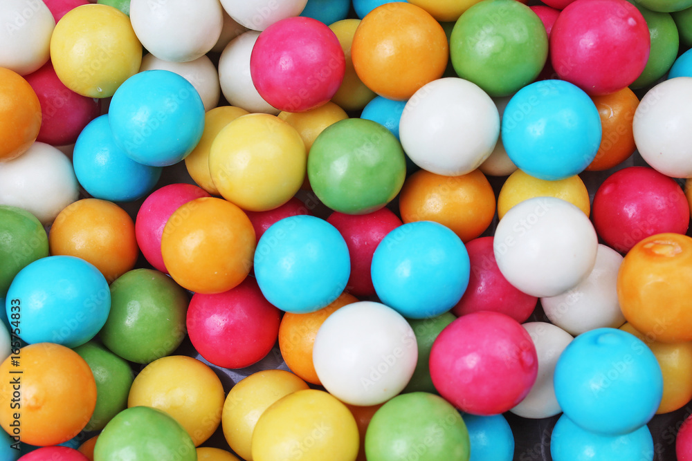 Bubblegum colorful candy