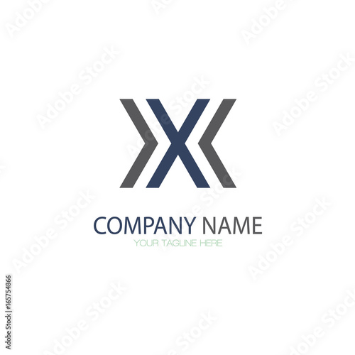 X Letter Logo. XX Letter Logo
