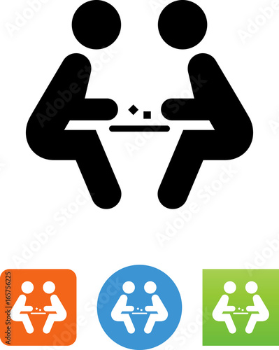 Game Players Icon - Illustration
