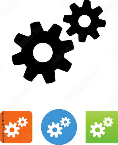 Gearwheel Icon - Illustration