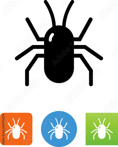 Generic Stylized Bug Icon - Illustration