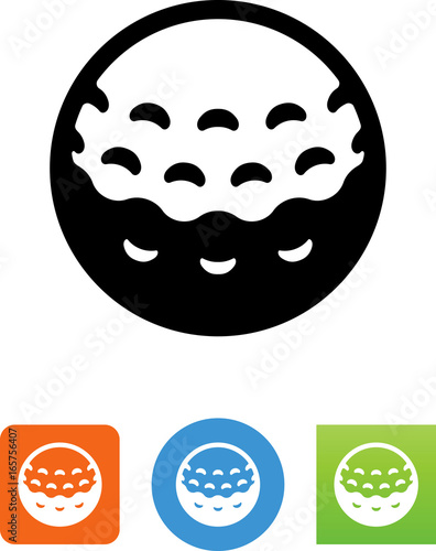 Golf Ball Icon - Illustration