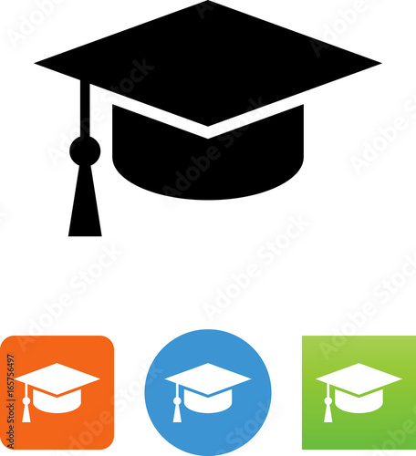 Graduating Icon - Illustration